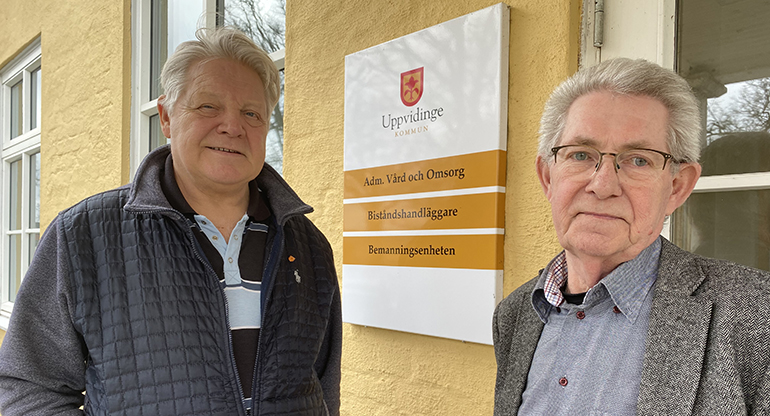 Carl Krekola och Lars-Erik Hammarström. Foto.